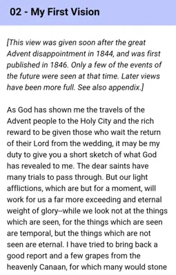 Early Writings Ellen G. White android App screenshot 4